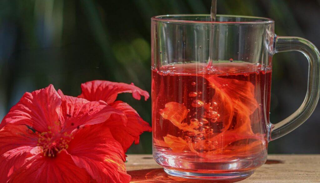 Healthy summer foods including frozen berries, cooked vegetables, olive oil, and hibiscus tea as safer nutrient-rich alternatives during the cyclospora outbreak.